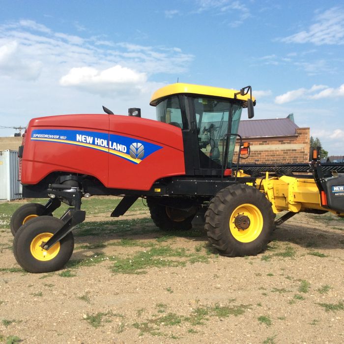 NH 2021 160 Speedrower w/ 18' HS Head - Excellent Condition